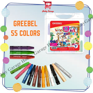 Kids Oil Pastel Crayon Greebel 55 warna krayon mini Anak 55w