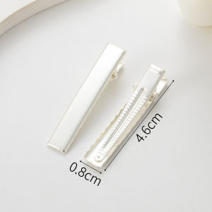 Thickened Edge Clip Duckbill Clip DIY Parent-Child Handmade Hair Clip Clay Material Kit Hair Accessories Craft Kit for Kids