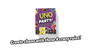 UNO Party Card Game For Large Groups Kids Adults & Family Nights 6 To 14 Players Ages 7+ Years