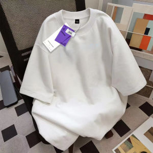 เสื้อยืดคอกลมแขนสั้นผ้าฝ้ายหลวมสำหรับผู้ชาย สไตล์ฤดูร้อน ทรงหลวม ใส่สบาย เสื้อยืดคอกลมสำหรับใส่ไปเที่ยวกลางแจ้ง