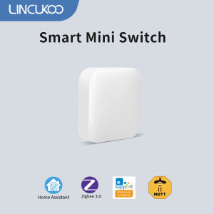 Lincukoo Smart Switch Mini Home Assistant Zigbee Scene Button Switch for Home Automation Multi-Scenario Linkage Switch support