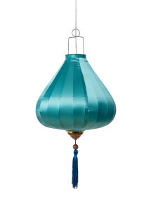 Outdoor Waterproof Sky Blue Lantern Hotel Scenic Spot Decorative Light Ancient Style Hot Pot Restaurant Decoration Lantern