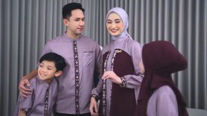 SARIMBIT NIBRAS VIDYA ROSE TAN / MODEL COUPLE SERAGAM KELUARGA TERBARU 2025