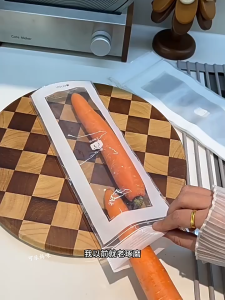 Beg Simpanan Makanan Panjang Dengan Ziplock | Long Vegetable Storage Ziplock Bags | 长条形密封保鲜袋 青葱香菜不串味 可站立加宽底部