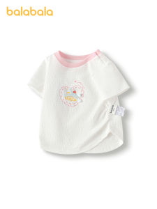 Balabala tay ngắn cho bé T-Shirt Trẻ Sơ Sinh Cô Gái Hàng Đầu 2025 Mới Mùa Hè thời trang ngọt ngào Chic Tươi T-Shirt