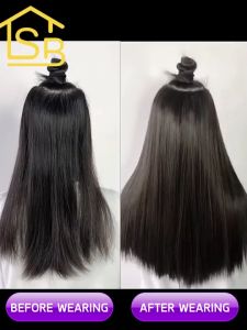 Wig Piece for Men: ผมปลอม เพิ่มความหนาให้ดูดี เส้นผมนิ่มมาก เหมือนผมจริงที่สุด - วิกผมยาว 55-60 มม