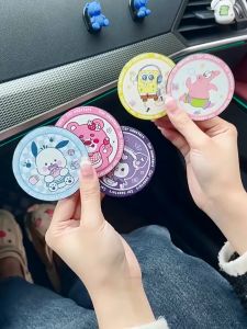 2pcs Tatakan Gelas Mobil Kuromi Pvc Cup Holder Coaster Mobil Antislip Aksesoris Mobil Kuromi
