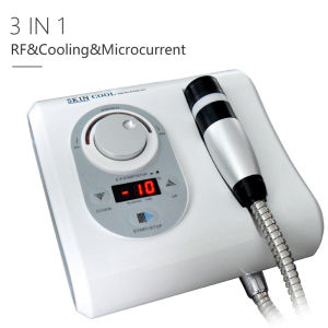 Newest Portable -10/ 40 Degree Skin Tightening Hot And Cold Cryo Therapy Skin Cool Facial Anti-Age Radio Frequency Machine
