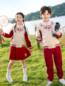 Spring Summer Elementary School Uniform Set Kindergarten School Uniform Four Seasons Hanfu College Sports Style Children Class Uniform