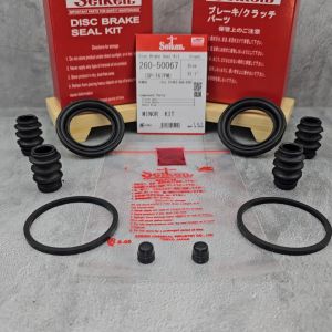 CALLIPER KIT REM CAKRAM  DEPAN HONDA JAZZ LAMA CITY GD3 TAHUN 2003 SAMPAI 2008 1SET SEIKEN