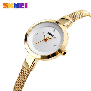 SKMEI 1390 Luxury Sport Girl Bracelet Womens Wristwatches Elegant Sport Waterproof Quartz Watch for Women 1410
