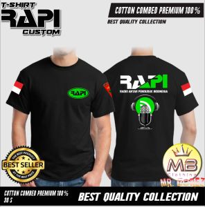 Kaos Radio Antar Penduduk Indonesia / Rapi Radio Baju / Baju Radio Rapi / Kaos Oblong Lengan Pendek