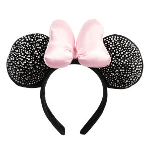 Disney World Minnie Ear Headband For Child EarsWomen Disneyland Mickey Adult/Women Disneyland Leather Plush Sequin Cosplay Girls