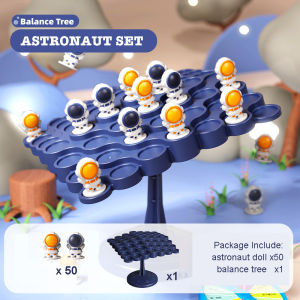Puzzle Astronaut Balance Tree Fun Frog Balance Tree Montessori Math Toys Parent-child Interaction Tabletop Balance Game Toy Gift