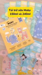 Túi trữ sữa tiện lợi cảm biến nhiệt độ Moby Baby Thái Lan Japan Collection