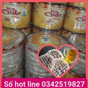 KẸO CU ĐƠ PHONG NGA - ĐẶC SẢN HÀ TĨNH . COMBO 5 HỘP TO 800G