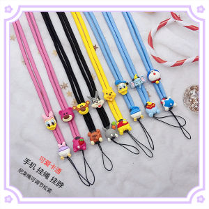 Disney Princess Long Phone Strap Womens Cartoon Butt Pendant Lanyard School ID Card Holder Anti-Lost Decorative Accessory