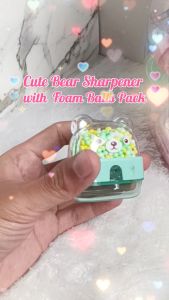 Rautan Pensil Berbentuk Beruang dengan Bola Foam Warna-warni No. 5855