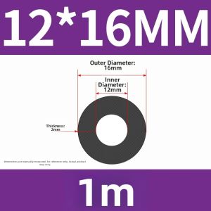 Thickened Black Silicone Rubber Tube Resistant to High Temperature Elastic Insulation Water Pipe Aging Resistance Pureshi