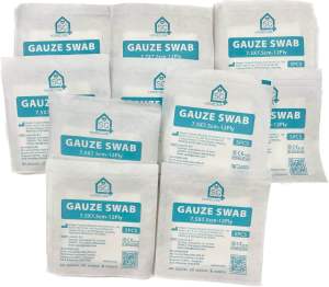 Authentic SG Homecare Sterile Medical Gauze 7.5x7.5cm (12ply x 5pcs/ pack)