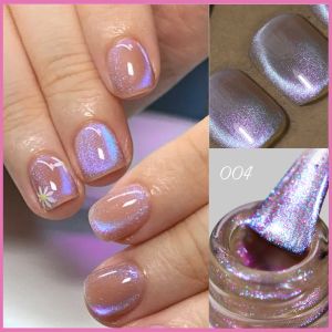 8ML Auroras Blue Cats Magnetic GEL เล็บประกายเล็บเล็บ Soak Off LED UV GEL สําหรับ DIY ออกแบบตกแต่ง