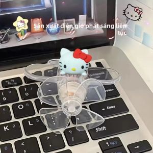 Miniso | Đồ Trang Trí Máy Bay Phát Sáng Chạy Bằng Năng Lượng Gió Xe Đạp Điện & Xe Máy Bằng Nhựa Thân Thiện Với Môi Trường Quà Tặng Sự Kiện Mô Hình Máy Bay Nhỏ