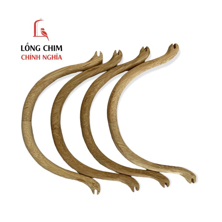 Cầu góc tre siêu đẹp, cứng cáp dùng cho các loại lồng chào mào, phụ ...