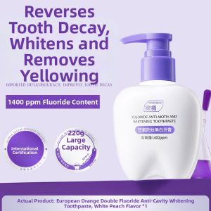 ORGINESE | Fluoride Orthodontic Whitening Dental Plaque Removal Toothpaste