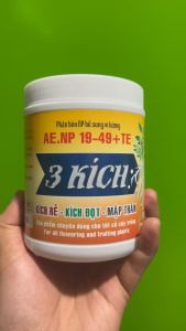 3 KÍCH 19-49-0 + TE hủ 500g kích thích ra rễ cực mạnh kích đọt nhanh mập thân lớn gốc an toàn hiệu quả.