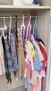 Sinda Store Magic Hanger Instan 9 In 1 / Gantungan Baju Organizer Serbaguna