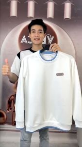 Áo Sweater nam nữ thu đông form rộng chất nỉ ngoại cao cấp Áo thun dài tay Cổ Tròn trơn