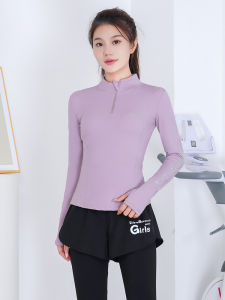 Áo Tập Thể Dục Nhanh Khô Thoáng Khí Tay Dài Cho Nữ Mùa Xuân Mới Thể Thao Chạy Bộ Chuyên Nghiệp Quần Áo Thể Dục