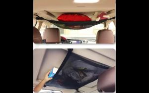 Kantong Jaring Resleting Penyimpanan Mobil