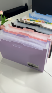 Long Expanding File Folder Document Organizer Storage Box Desktop Organizer Expandable Organizer