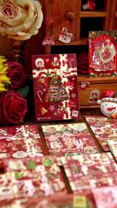 Mr.paper | Sách Dán Hình Chủ Đề Giáng Sinh Phiên Bản Giới Hạn Đồ Thủ Công Tự Làm Dành Cho Sổ Tay Thiệp Chúc Mừng & Gói Quà Hơn 1000 Miếng Dán Giấy