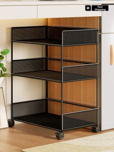 WUBUWEI | Moveable Multi-level Storage Rack Under-table Organizer