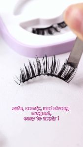 BULU MATA LUCKY GIRL SOFT MAGNET EYELASH PALSU EXTENSION NATURAL 3D PAKETAN MAGNETIC PAIR PAIRS SET 1 PASANG PREMIUM EYELASHES BULUMATA WOSADO Eyelash