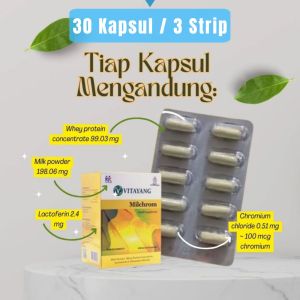 Suplemen Herbal Diabetes | Penurun Gula Darah Alami + HbA1C - Vitayang Milchrom Variant