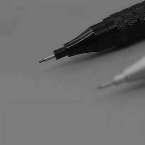 Pensil Mekanik 0.5mm Bahan Metal Untuk Kantor / Sekolah Gambar Pensil Khusus Tulis Perlengkapan Seni Mechanical Pencil
