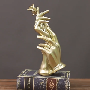 Nordic luxury hand-held rose decoration decoration wedding gift bookcase decoration