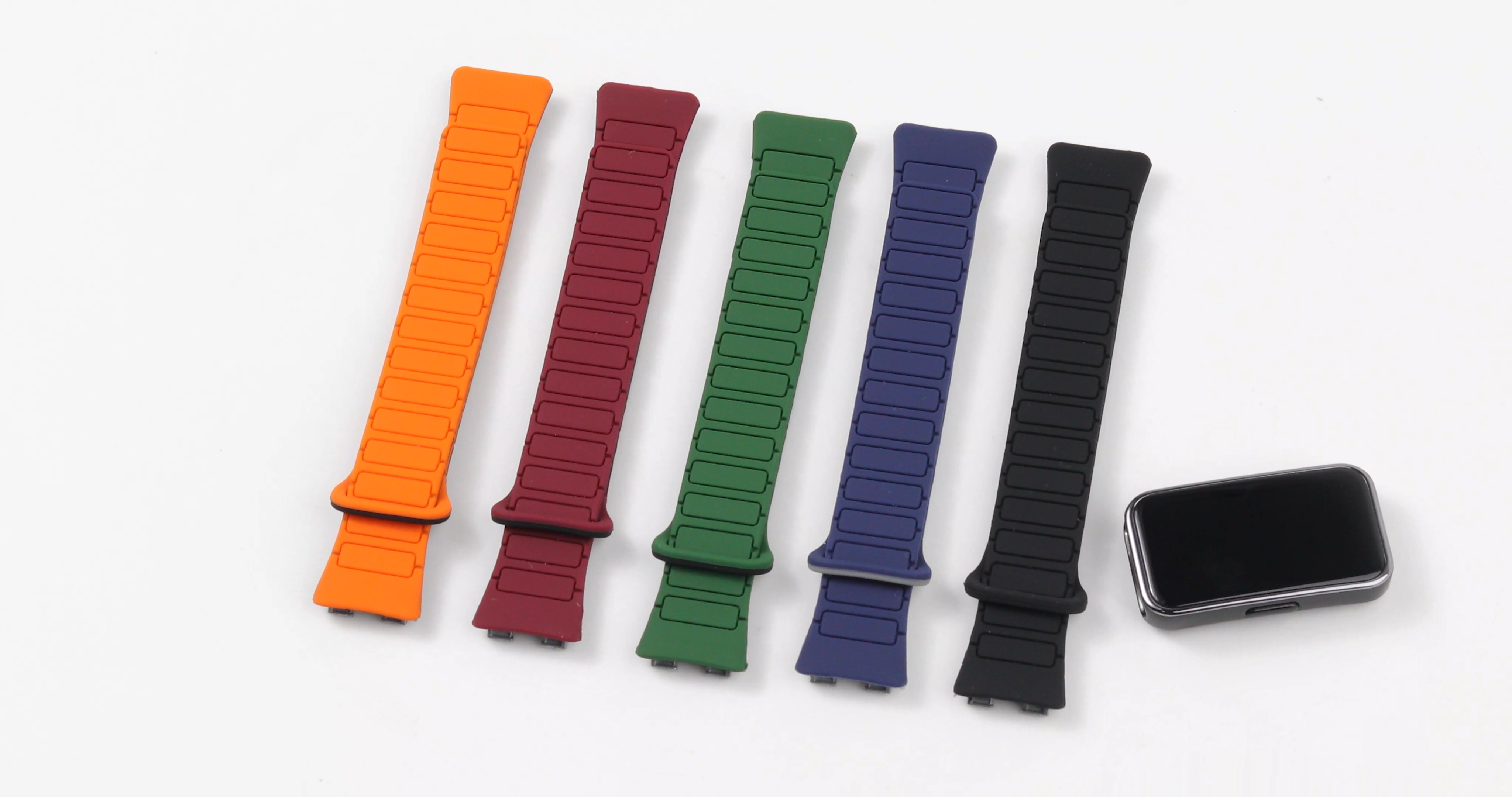 Silicone Strap for Huawei Band 10 9 8 NFC Sport Soft Strap Replacement Rubber Band Magnetic Bracelet Wristbands Belt Accessories Tali Jam Tangan for Smartwatch Huawei Band 10 9 8 NFC