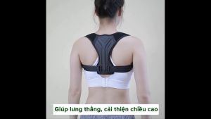 Đai Đeo Lưng Chống Gù Lưng Trẻ Em Người Lớn Chọn Size Có Nẹp Da PU Cứng Cho Dân Văn Phòng Đai Chống Gù Lưng Cải Thiện Chiều Cao A02 Chính Hãng Amalife
