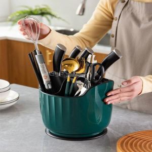 Rotating Multi-functional Knife Storage Box