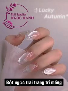 Bột nhũ ngọc trai trang trí móng ánh trắng siêu bóng – PN301