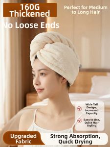Hourleey | Ultra Absorbent Quick Drying Thick Towel Cap