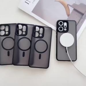 Matte for Magsafe Magnetic Wireless Charging Case for OnePlus 15 13 T R 13R Case Ace 5 Pro 1+15 5G Nord 5 CE5 Shockproof Cover
