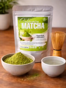 Greendahan Pure Matcha Powder CULINARY Grade (Unsweetened) 500g - Keto Friendly