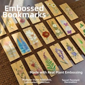 Handmade Real Flower Bookmark