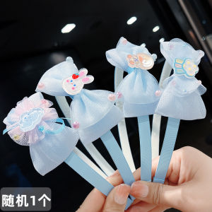 Princess Style Hairband for Girls Anti-Slip Cute Childrens Hair Accessories Non-Damaging Baby Hair Pressing Headband