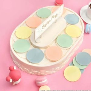 Máy Xoay Bánh Ngọt Tự Động Máy Làm Sushi Bàn Xoay Trưng Bày Bánh Cupcake Macaron Di Động Cho Đám Cưới Tiệc Sinh Nhật